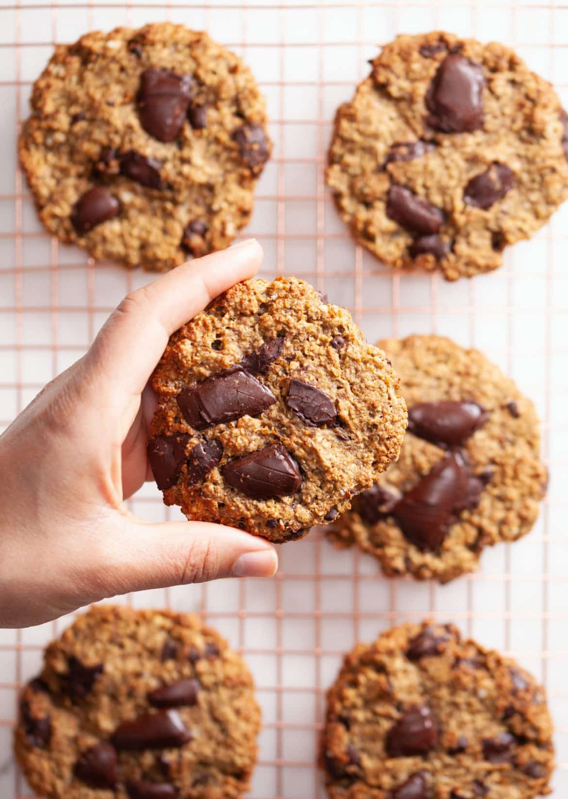 Quinoa Choc Chip Cookies So Vegan