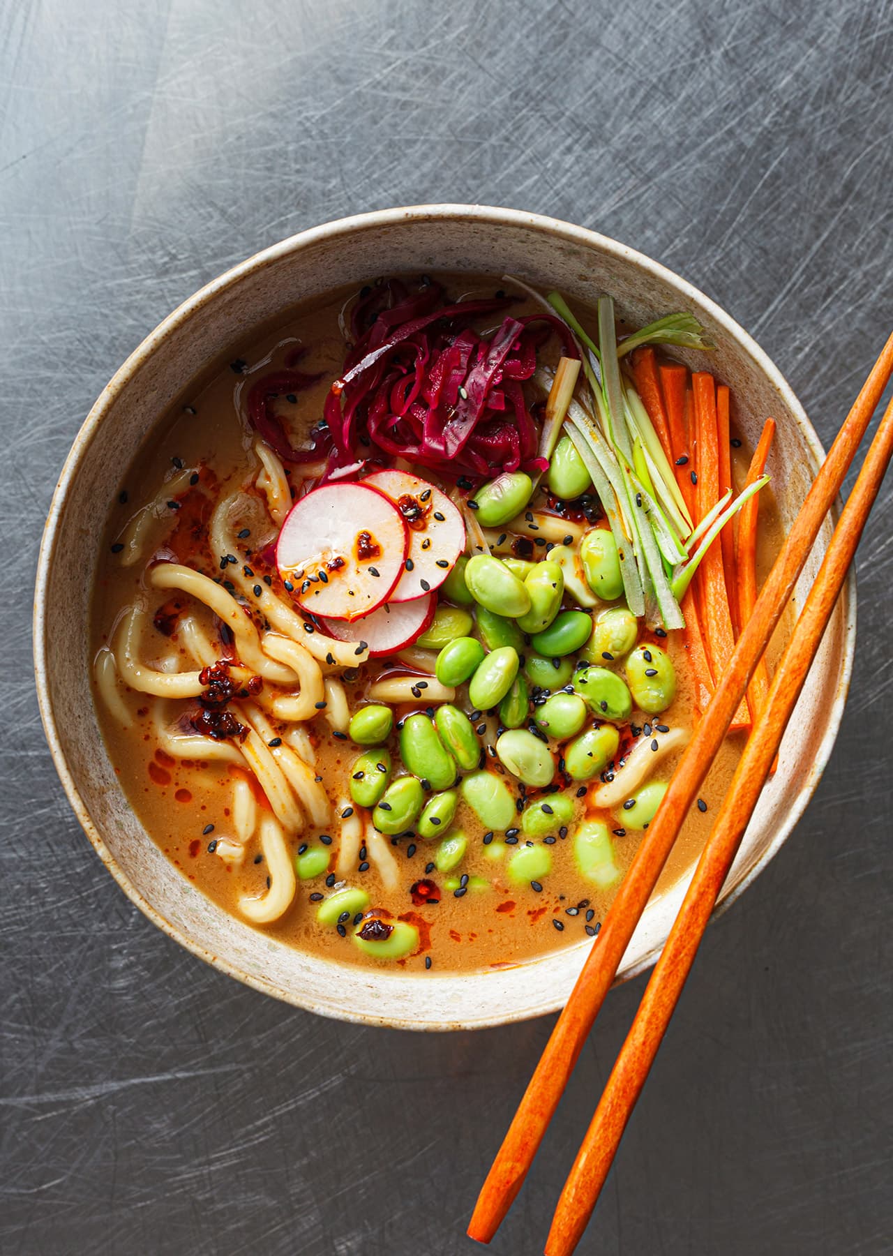 15 Minute Peanut Butter Udon Soup