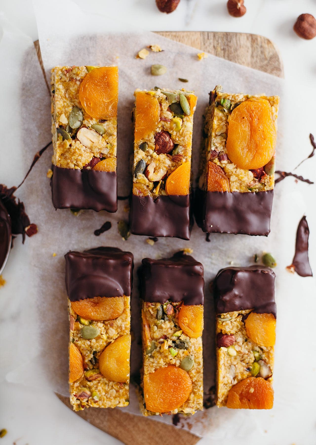 Raw Apricot + Ginger Energy Bars