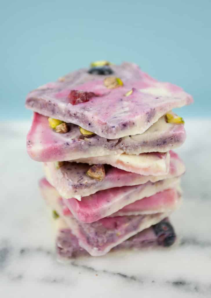 Frozen Yogurt Bark SO VEGAN