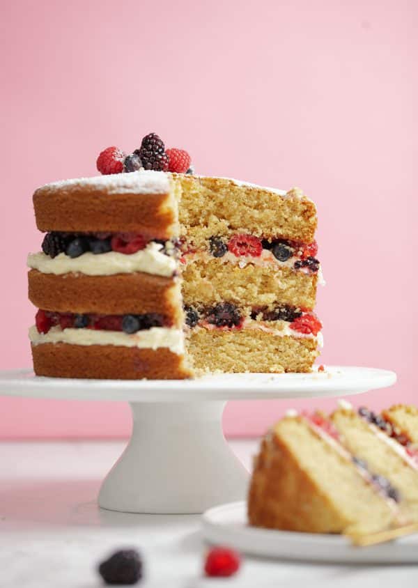 Triple Decker Victoria Sponge - SO VEGAN