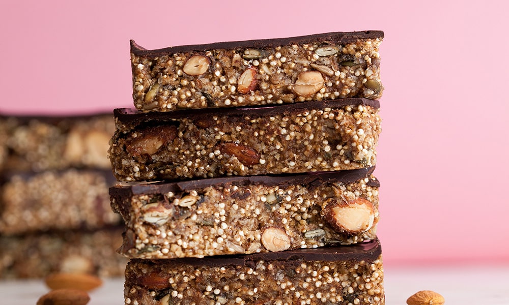 Quinoa Energy Bars - SO VEGAN