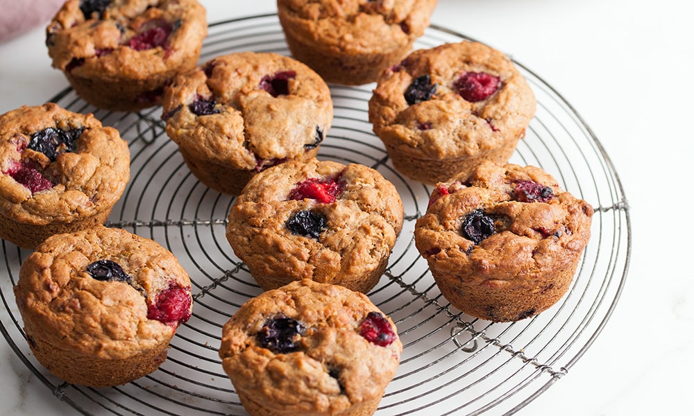 One-bowl Breakfast Muffins - So Vegan