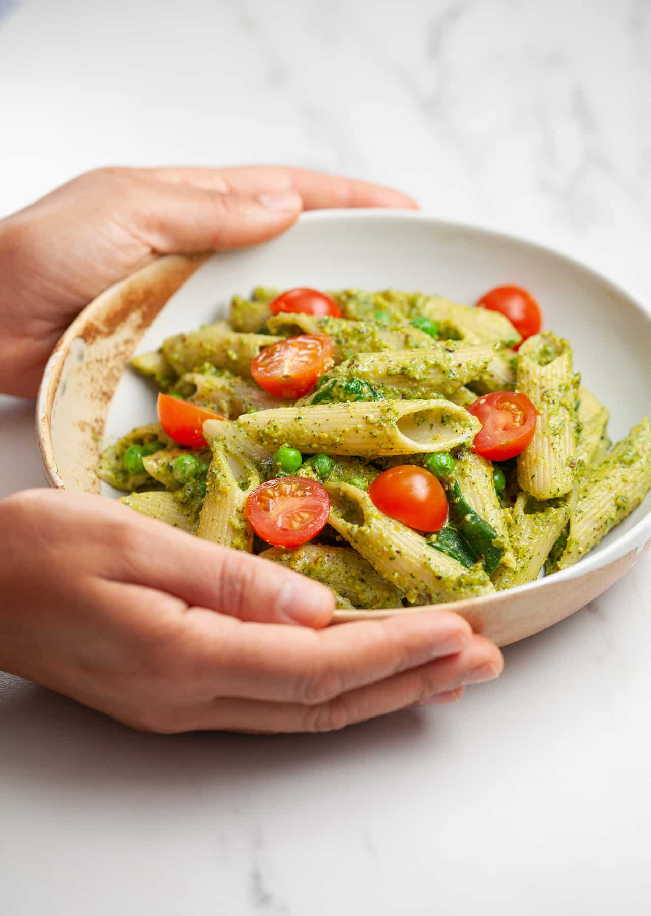 Pistachio Pesto Pasta - So Vegan