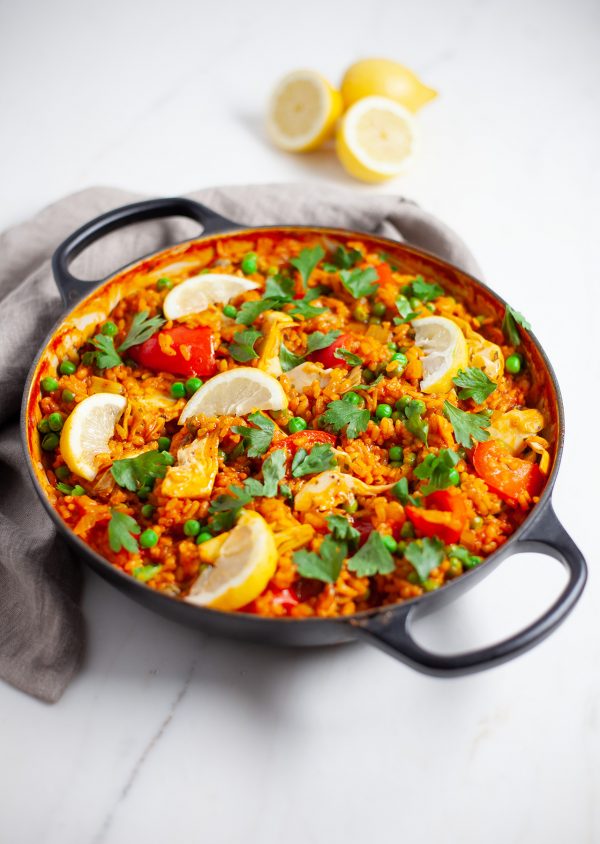 One-Pot Paella - SO VEGAN