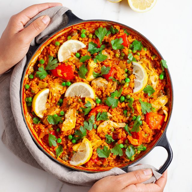 One-Pot Paella - SO VEGAN