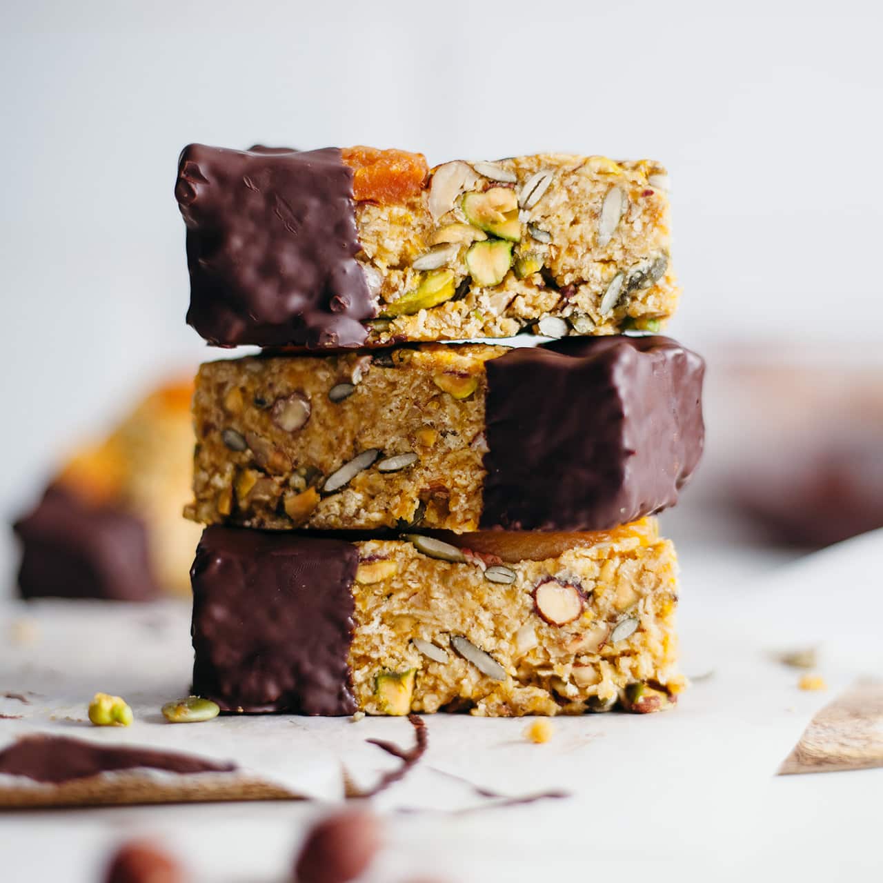 Vegan Raw Apricot Energy Bars - So Vegan