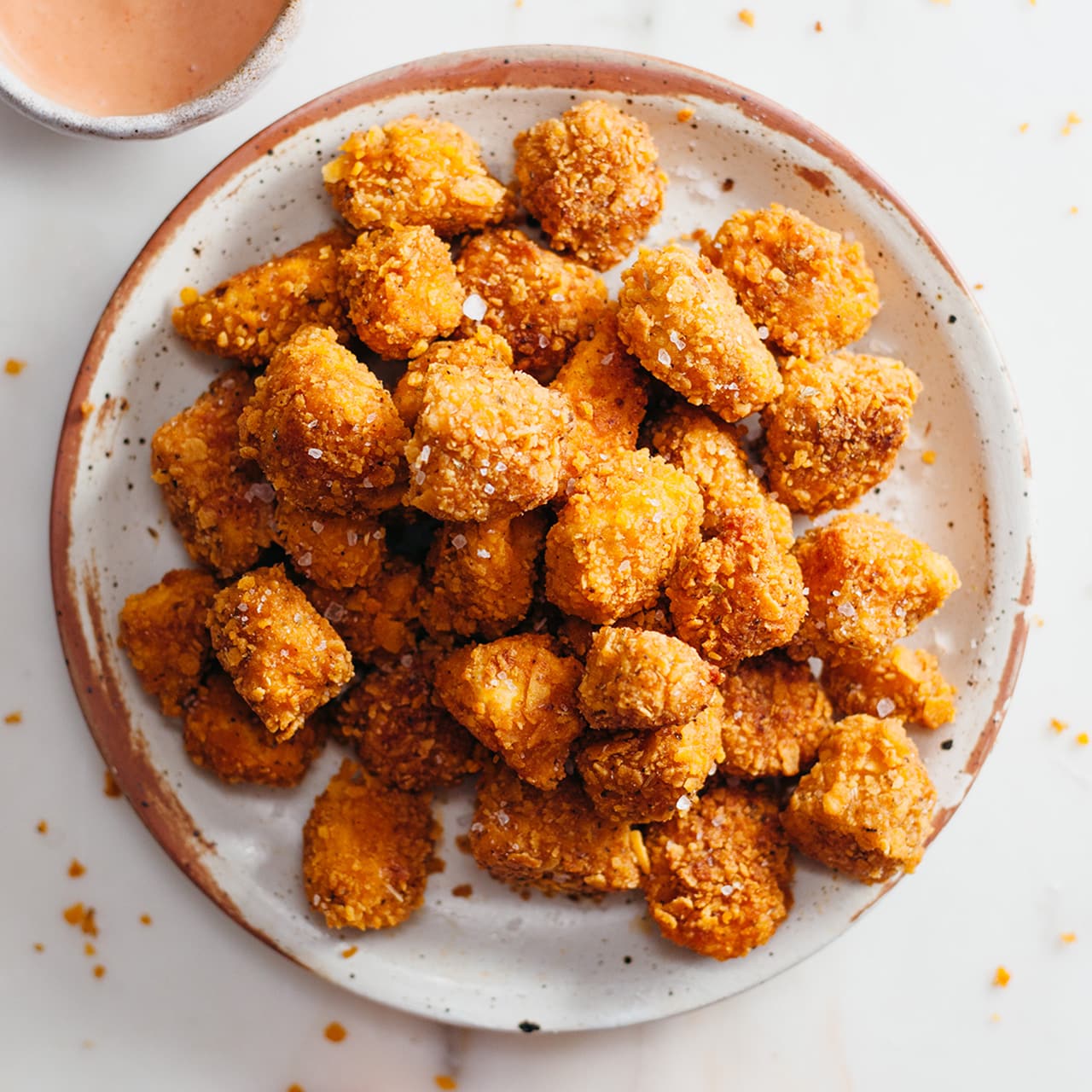 Vegan Popcorn Chicken Tofu Nuggets Recipe - So Vegan