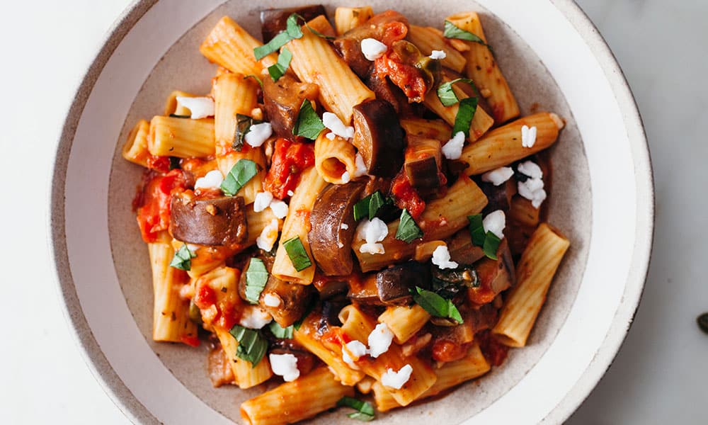 One-Pot Pasta Alla Norma - SO VEGAN