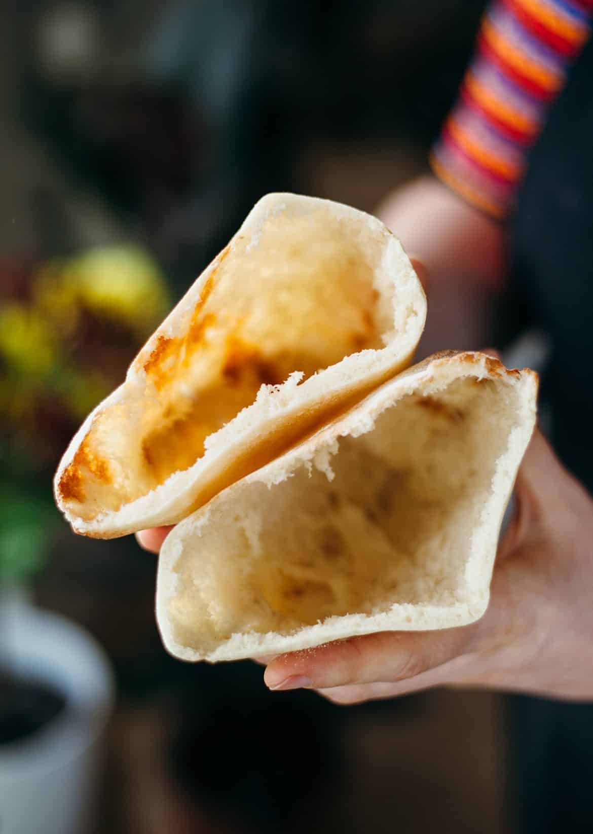 Homemade Pitta Bread So Vegan