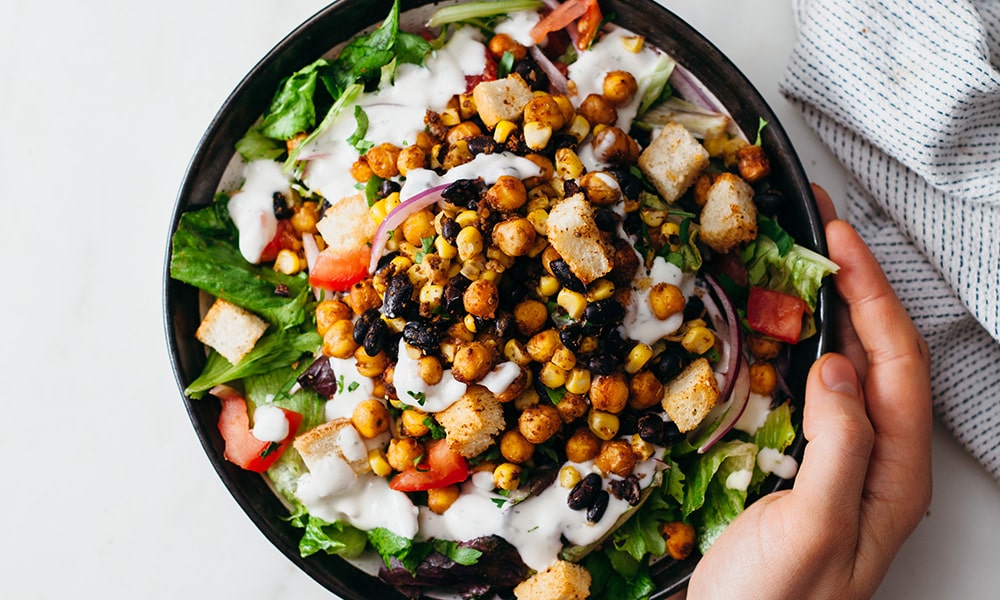 Smoky Tex-Mex Salad - SO VEGAN