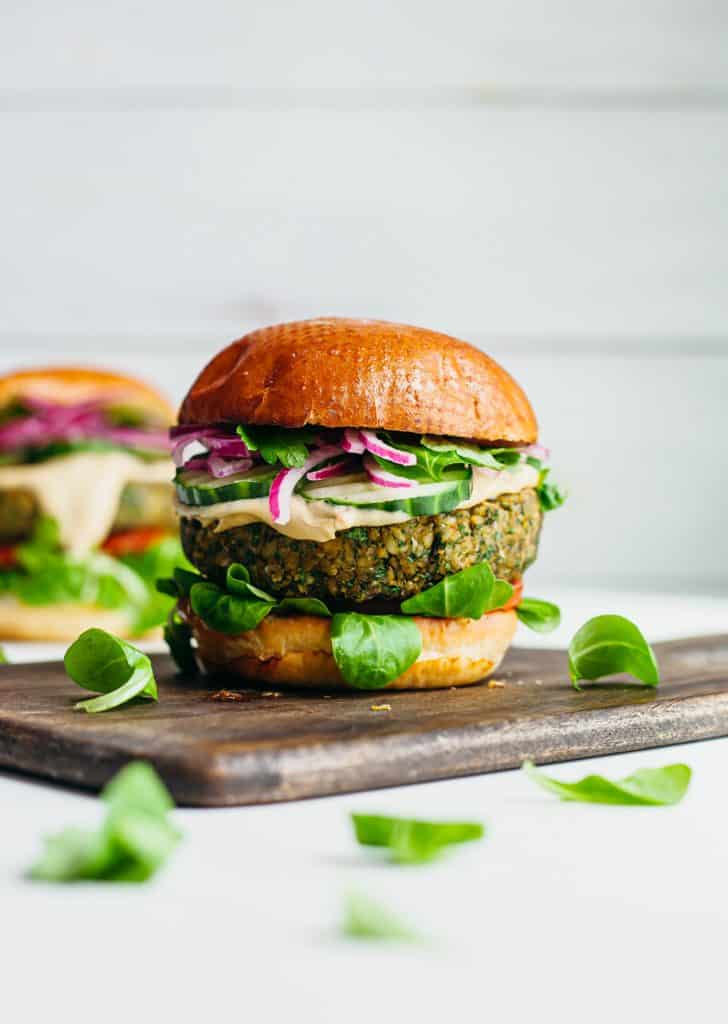 The Falafel Burger - SO VEGAN