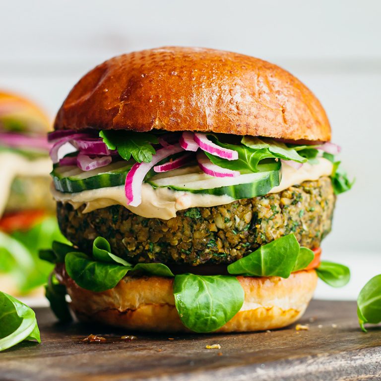 The Falafel Burger - SO VEGAN