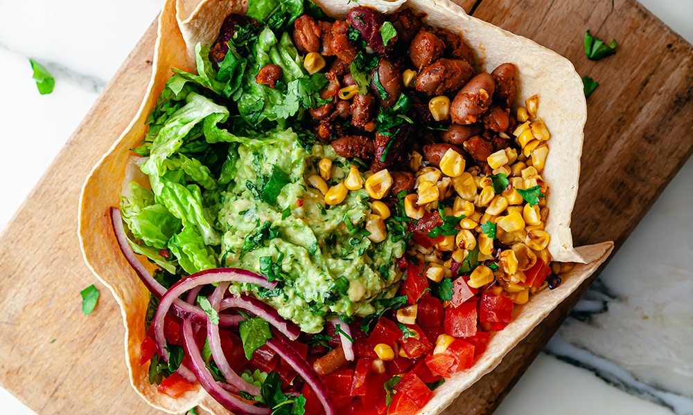 Mexican Style Salad Bowl - SO VEGAN