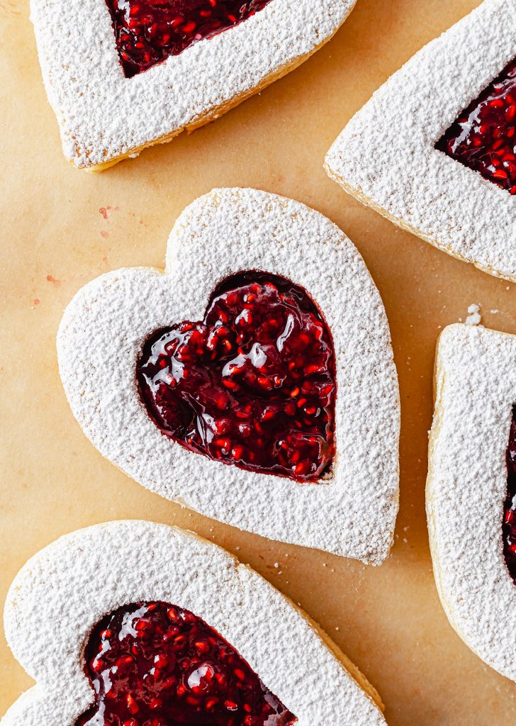 5 Ingredient Jammy Heart Biscuits - SO VEGAN