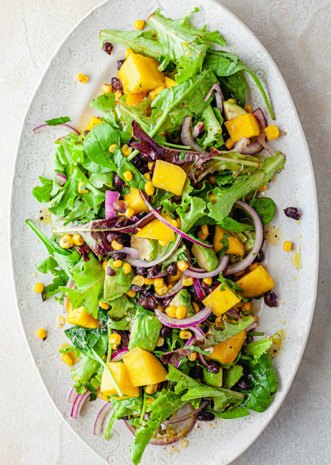 Mango Avocado Salad SO VEGAN