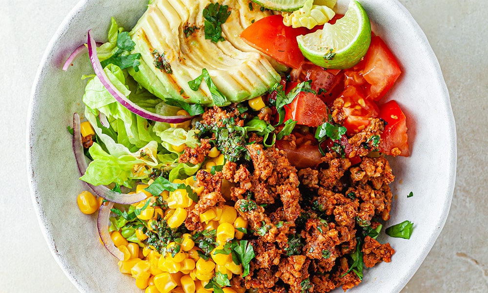 Mexican Style Salad Bowl - SO VEGAN