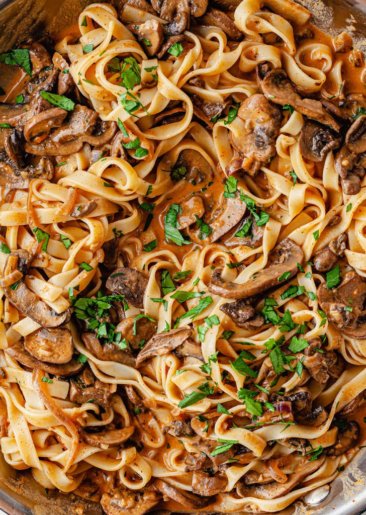 Mushroom Stroganoff - SO VEGAN