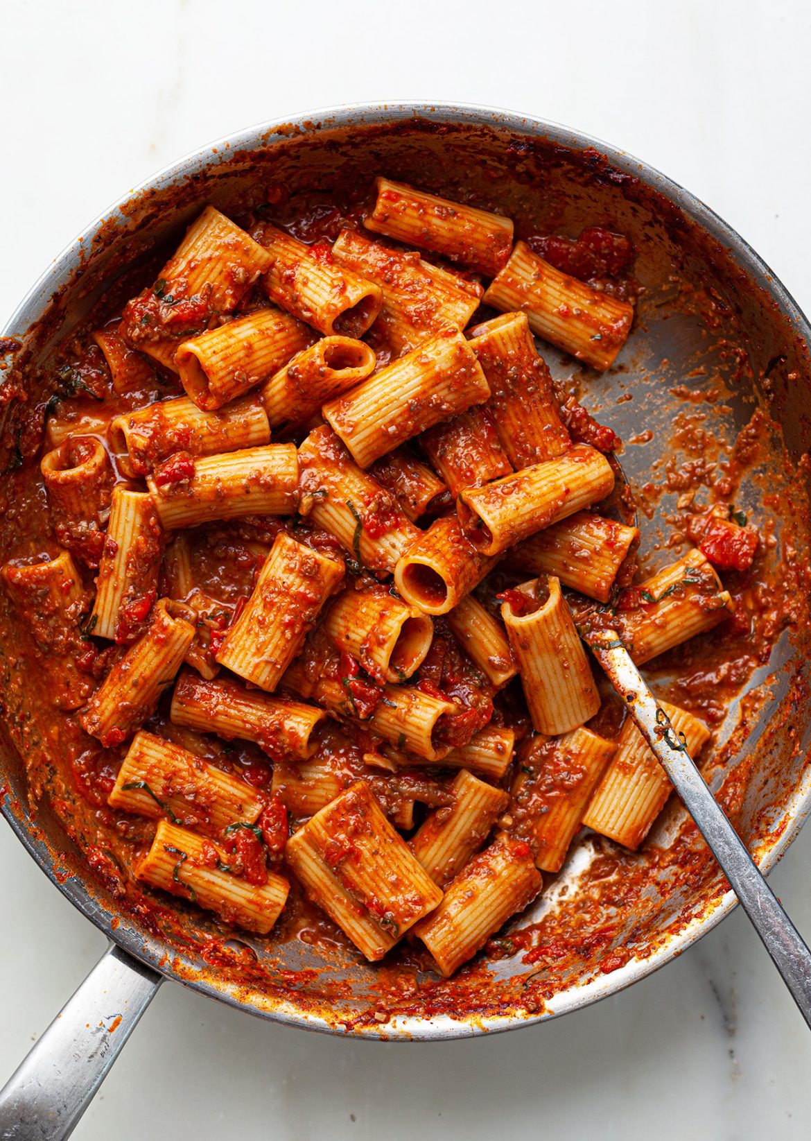 Spicy Mushroom Rigatoni - SO VEGAN