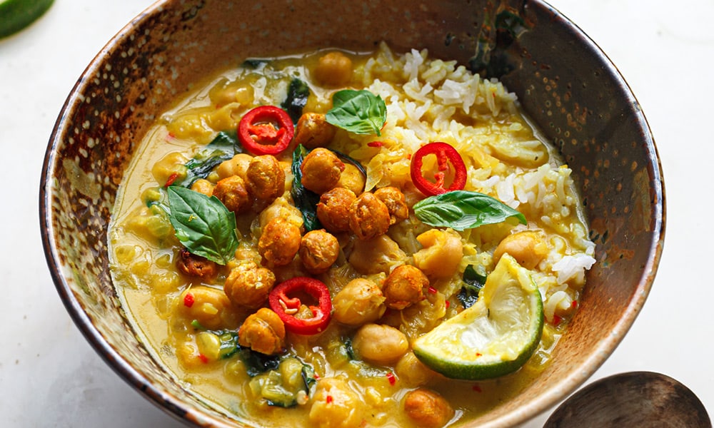 Golden Chickpea + Coconut Broth - SO VEGAN