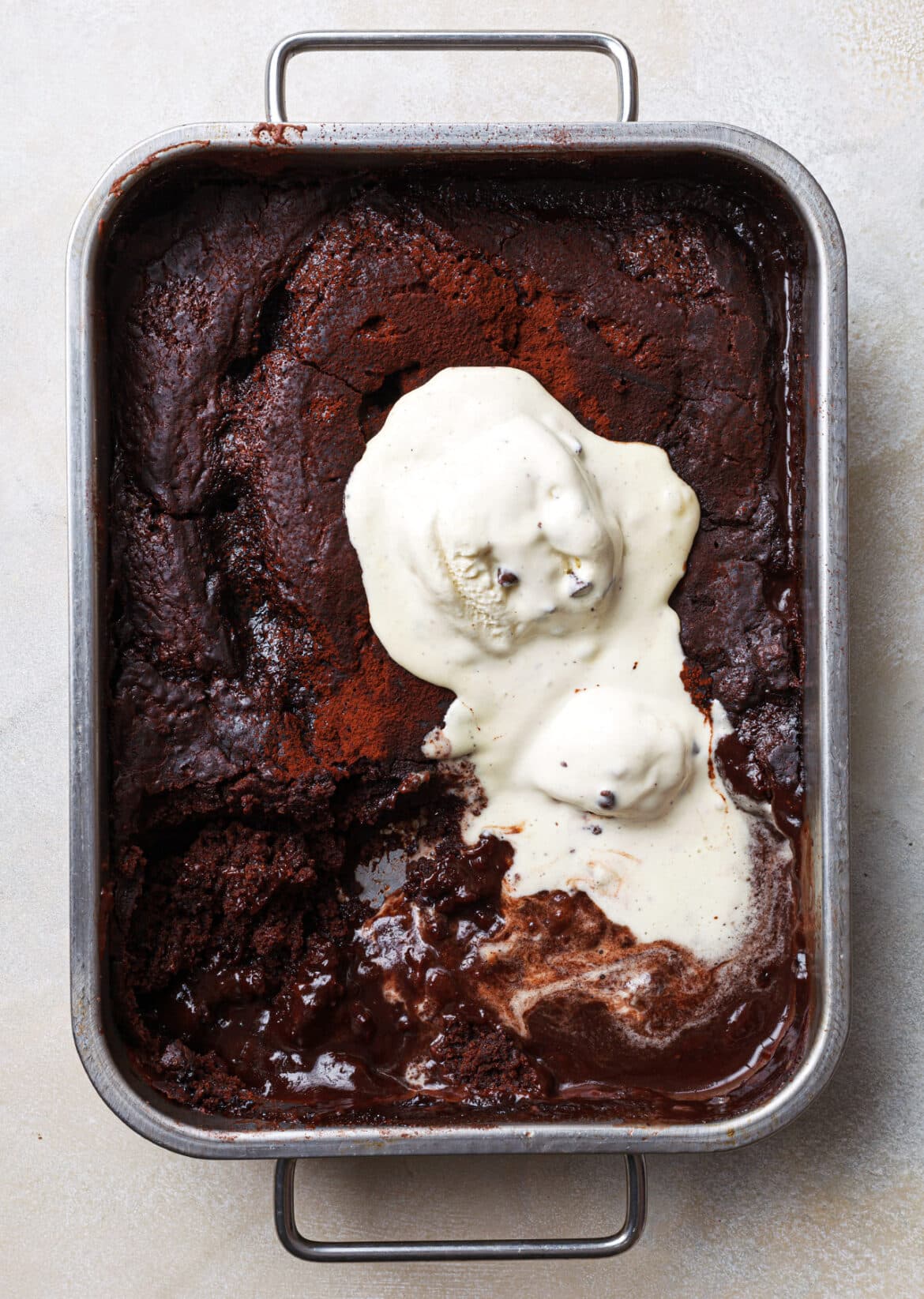 Chocolate Self Saucing Pudding - SO VEGAN