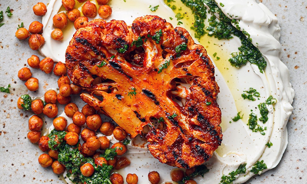 Chipotle Cauliflower Steaks - SO VEGAN