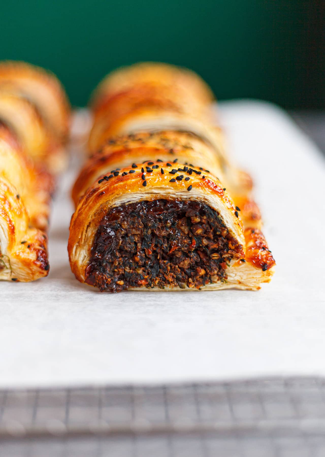 Vegan Plant Based Lentil Chutney Sausage Rolls Recipe